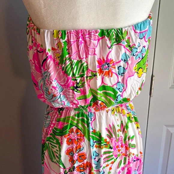 Lilly Pulitzer for Target Floral Maxi Dress - Pink, Green, Blue - Picture 6 of 9